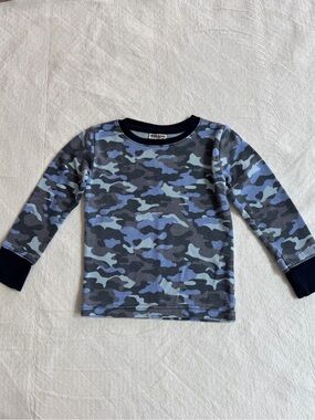 Mish Boys Blue Camo Shirt Size 2T
